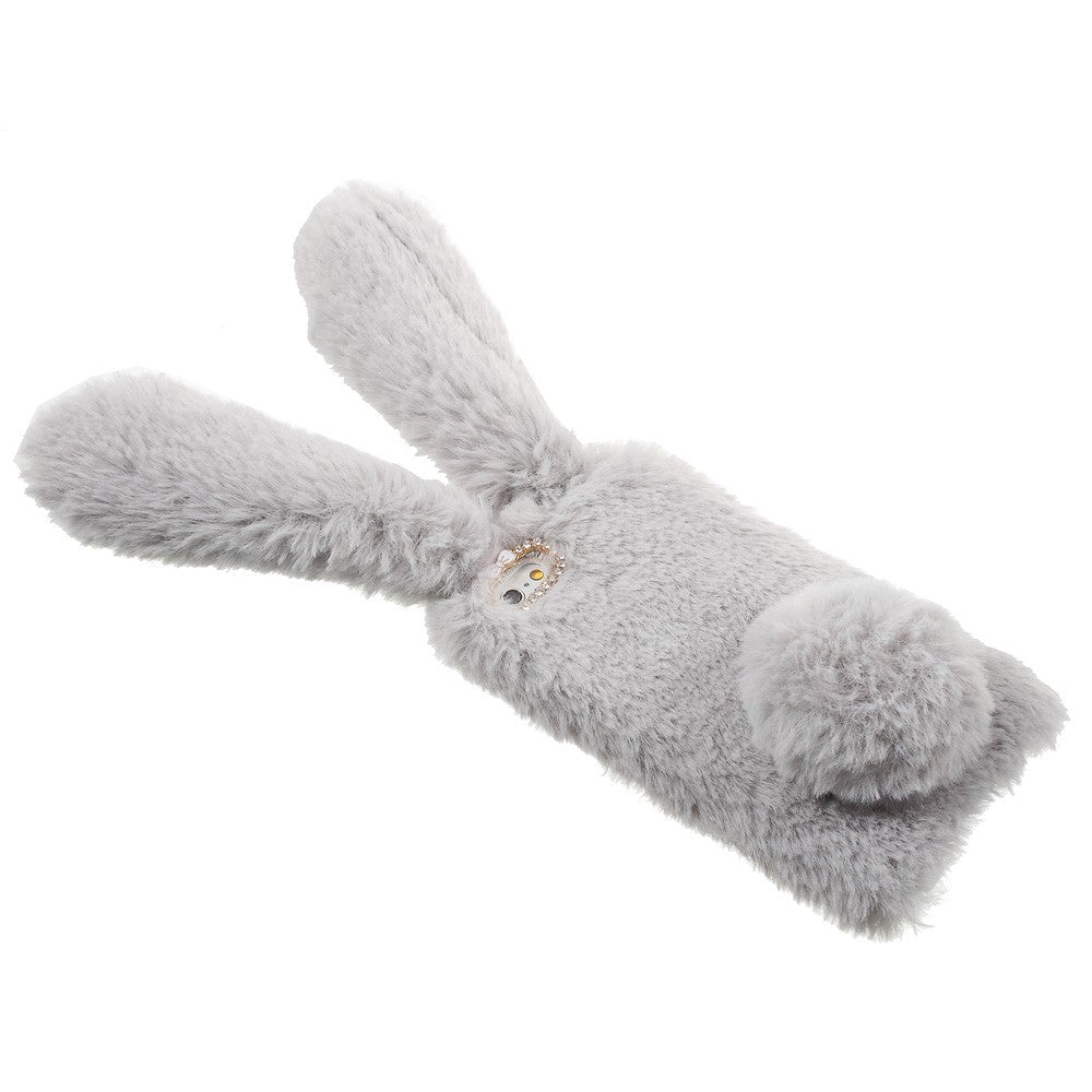 iPhone 6 / 6s Soft Fur Case - Gray Rabbit