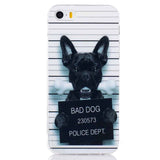 iPhone SE / 5 / 5s Flexible TPU Case - Bad Dog