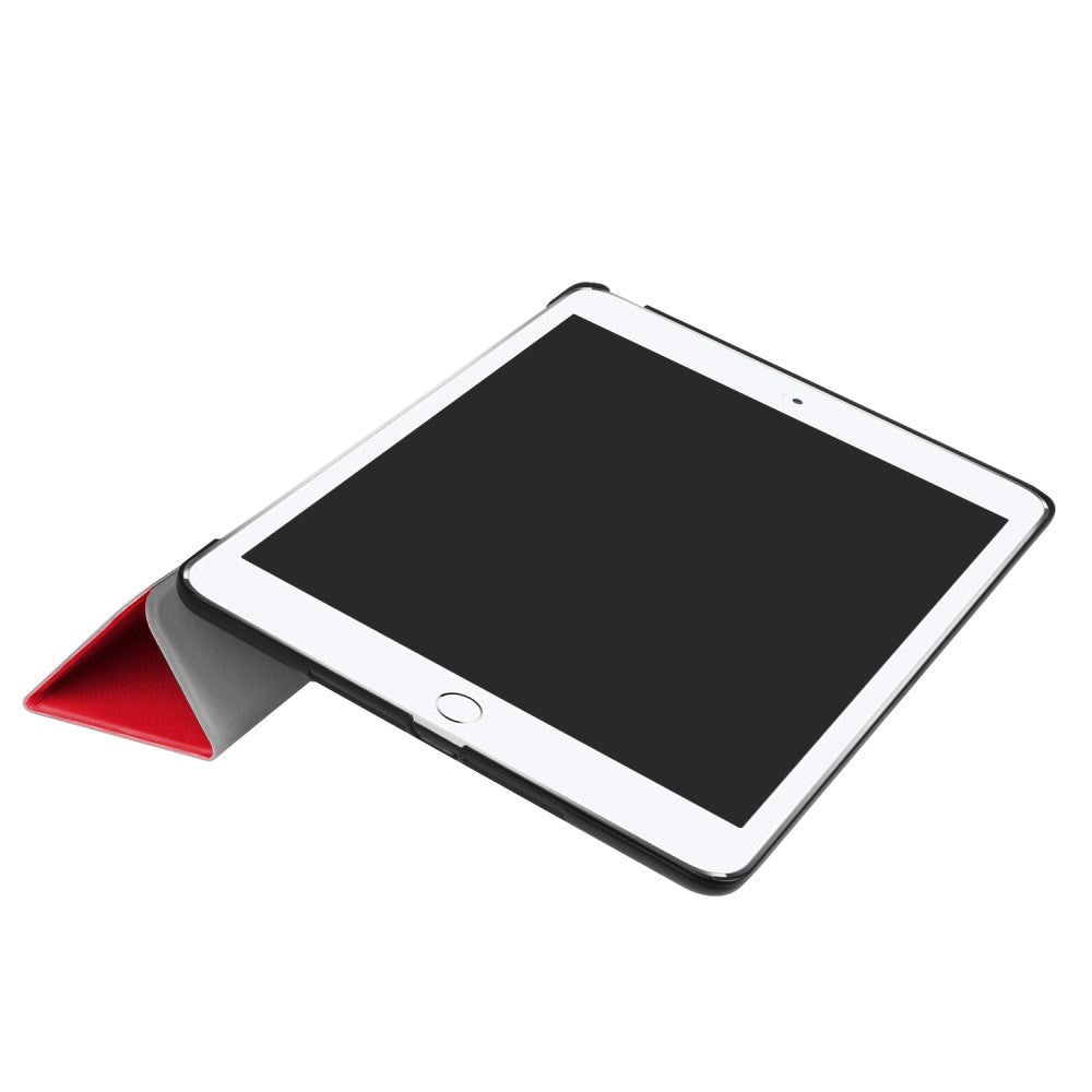 iPad (2018) / iPad (2017) Tri-Fold Leather Case Red