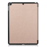 iPad (2018) / iPad (2017) Tri-Fold Leather Case Rose Gold