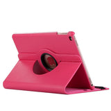 iPad (2018) / iPad (2017) Leather Case w. 360 Degree Stand Pink