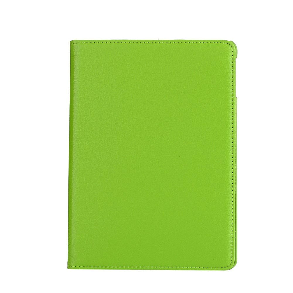 iPad (2018) / iPad (2017) Leather Case w. 360 Degree Stand Green