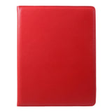 EIDERWOOD iPad 4 / 3 / 2 Faux Leather Flip Case with Elastic Band & Rotatable Function - Red