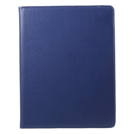 EIDERWOOD iPad 4 / 3 / 2 Faux Leather Flip Case with Elastic Band & Rotatable Function - Blue