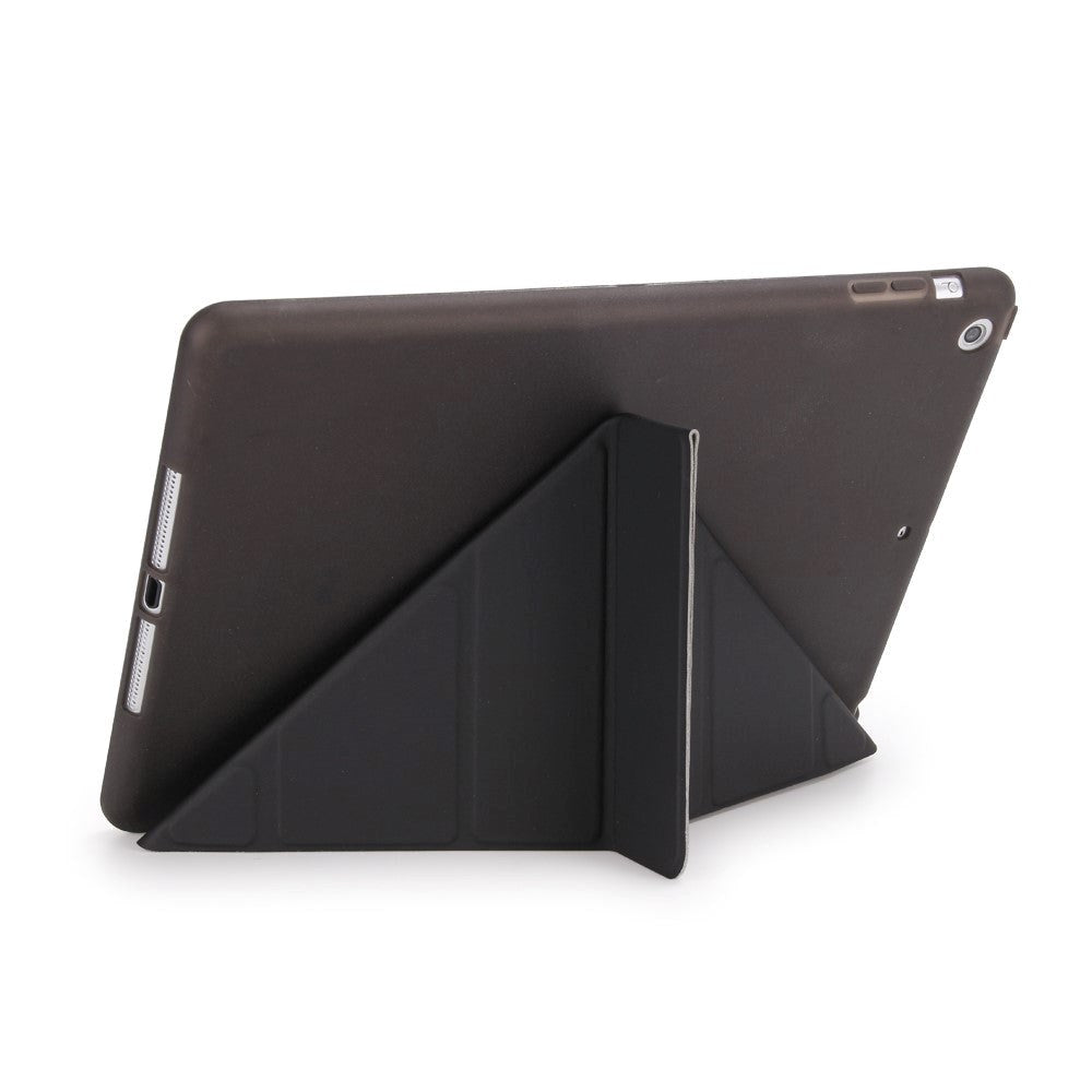 iPad (2018) / iPad (2017) Case - Flexible Origami Case - Black