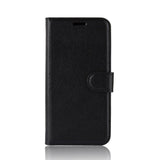 Samsung Galaxy Note 9 Soft Pouch Leather Wallet Case Black