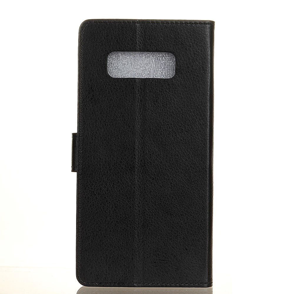 Samsung Galaxy S10e PU Leather Flip Case with Card Holder - Black