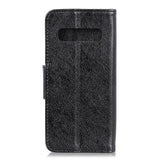 Samsung Galaxy S10e Classic Leather Wallet Case Black