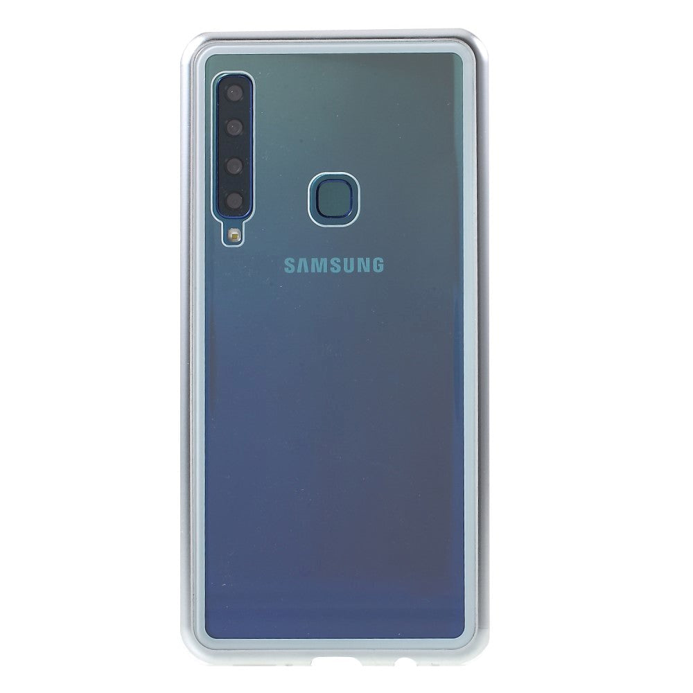 Samsung Galaxy A9 (2018) Magnetic Case w. Glass back - White