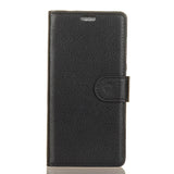 Samsung Galaxy S10+ (Plus) Soft Pouch Leather Wallet Case - Black