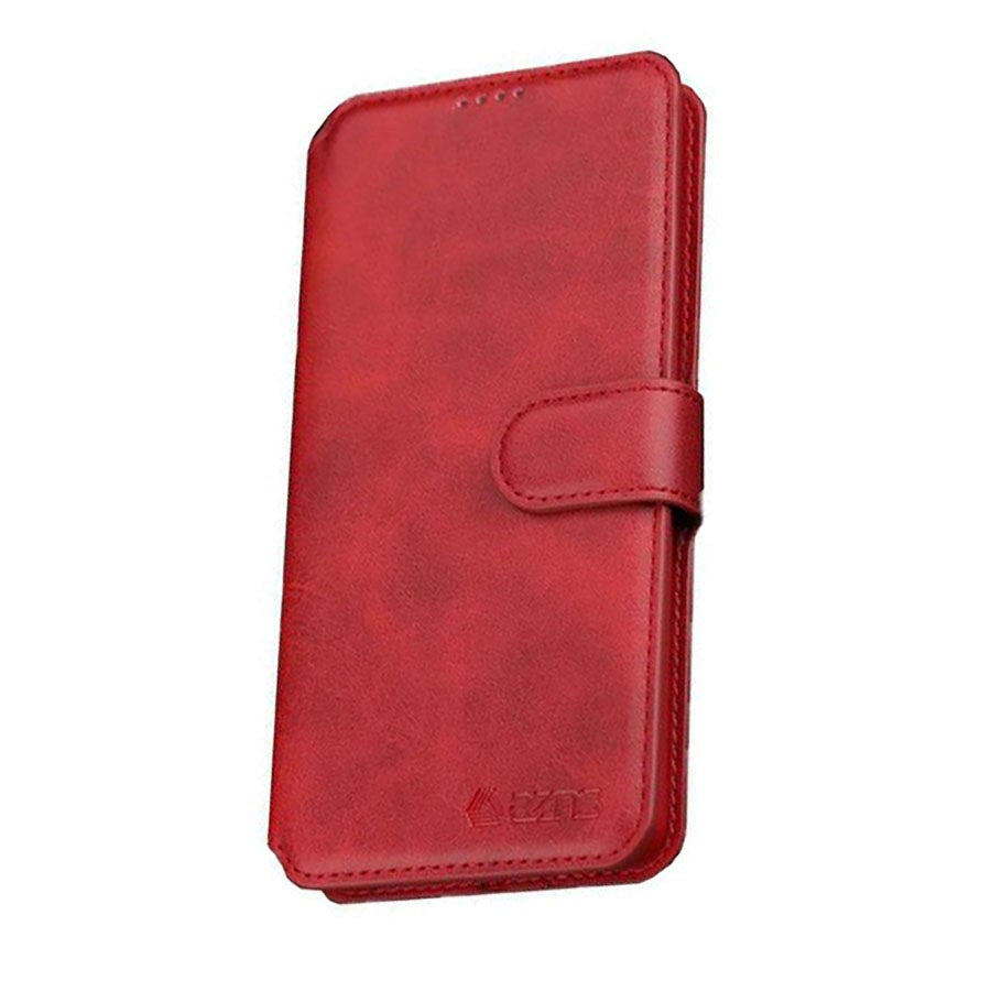 Samsung Galaxy S10 Leather Wallet Case Red