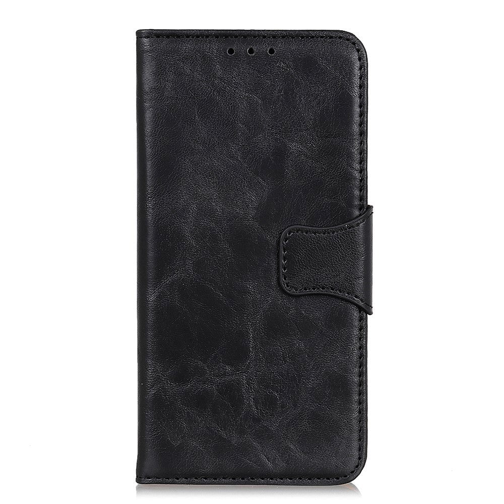 Samsung Galaxy A40 Neutral Leather Wallet Case Black