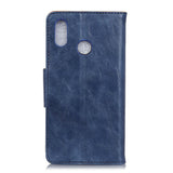 Samsung Galaxy A40 Neutral Leather Wallet Case Blue