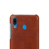 Samsung Galaxy A30 Leather Case - Brown