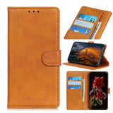 EIDERWOOD Samsung Galaxy A30s / A50 Faux Leather Flip Case with Cardholder & Stand Function - Brown