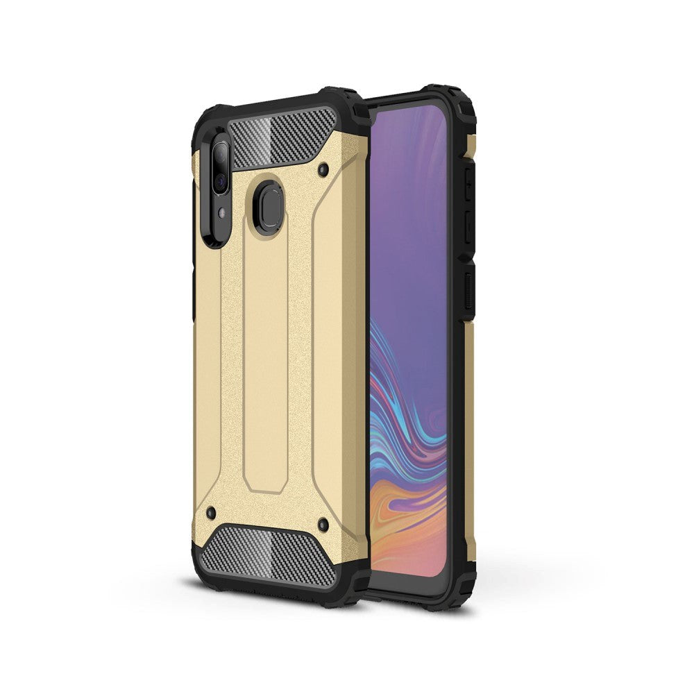 Samsung Galaxy A30 Heavy Duty Tough Case - Gold