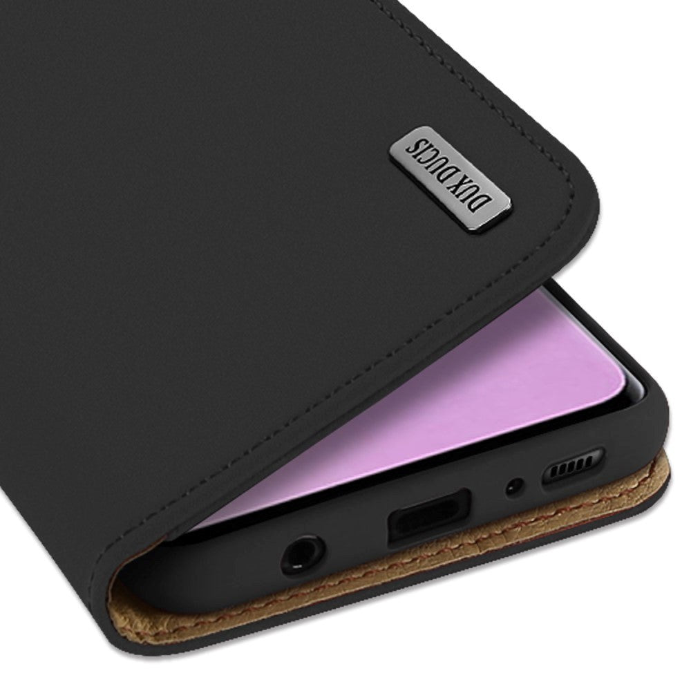 Samsung Galaxy S10 Dux Ducis Wish Series Wallet Case - Black