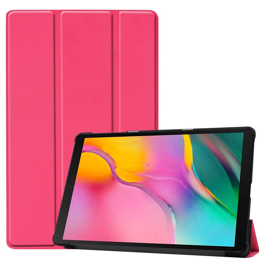 Samsung Galaxy Tab A 10.1" (2019) Foldable Leather Case with Stand Function - Pink