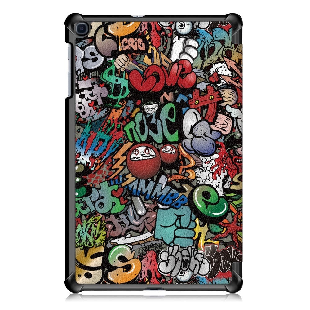 Samsung Galaxy Tab A 10.1" (2019) Foldable Leather Case with Stand Function - Cartoon Freestyle