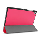 Samsung Galaxy Tab S5e Foldable Leather Case with Stand Function - Pink