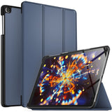 Samsung Galaxy Tab A 10.1" (2019) Tri-Fold Leather Case with Stand Function - Dark blue