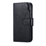 Samsung Galaxy A40 Double Flip Leather Case - Black