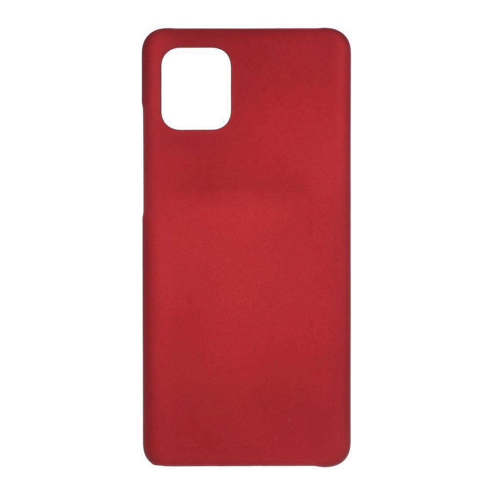 Samsung Galaxy A71 Hard Plastic Case - Metallic Red