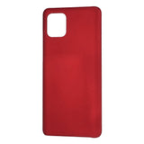 Samsung Galaxy A71 Hard Plastic Case - Metallic Red