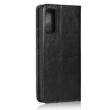 EIDERWOOD Samsung Galaxy S20 Faux Leather Flip Case with Cardholder & Stand Function - Black