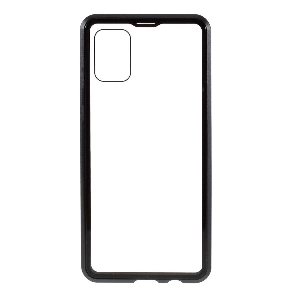 Samsung Galaxy A51 360⁰ Magnetic Case w. Glass Front & Back - Black