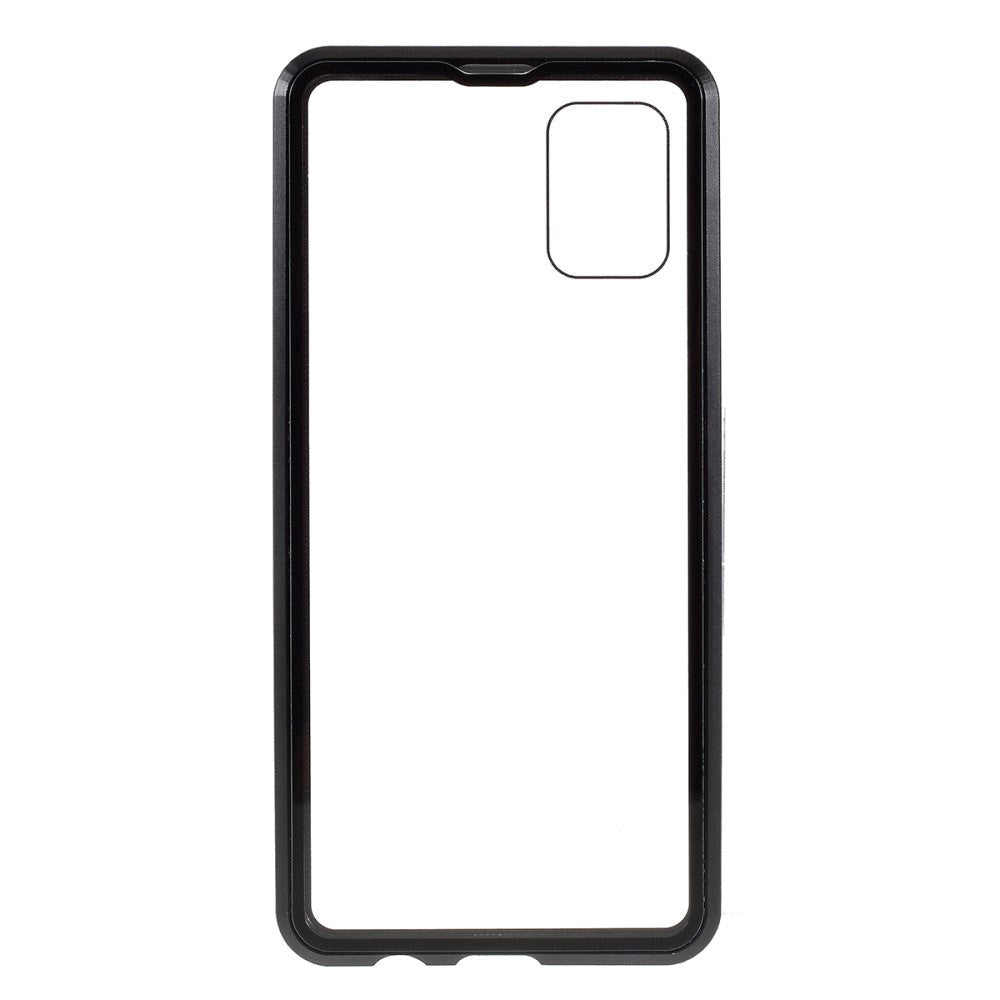 Samsung Galaxy A51 360⁰ Magnetic Case w. Glass Front & Back - Black