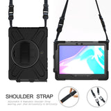 Samsung Galaxy Tab Active Pro Tough Case w. 360⁰ Foot & Shoulder Strap - Black