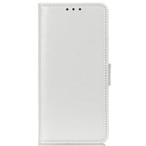 Samsung Galaxy M11 Leather Case w. Wallet - White