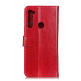 Samsung Galaxy M11 Leather Case w. Wallet - Red