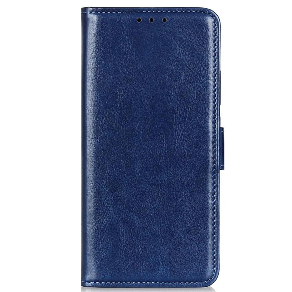 Samsung Galaxy M11 Leather Case w. Wallet - Blue