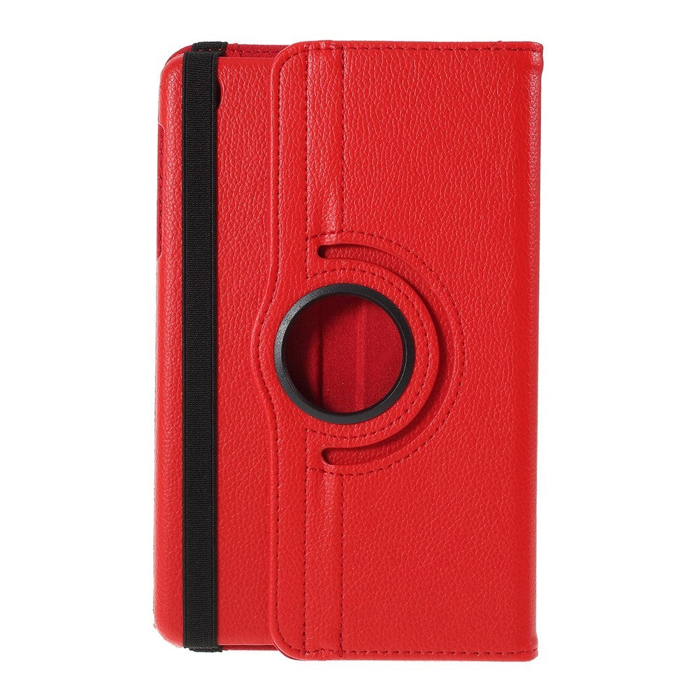 Samsung Galaxy Tab A 8.4 (2020) Litchi Leather Case w. 360 Degree Stand - Red