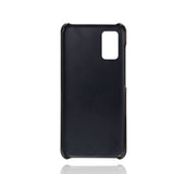 Samsung Galaxy A41 Leather Case w. Card Holder - Black