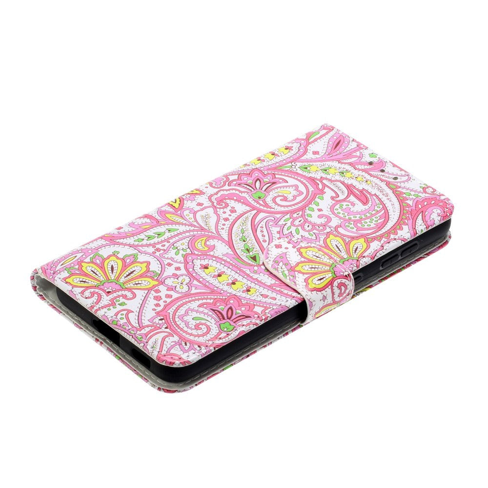 Samsung Galaxy S21+ (Plus) Leather Wallet Case - Paisley Flower