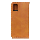 Samsung Galaxy A02s Sleek Leather Wallet Case - Brown