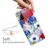 Samsung Galaxy A02s Flexible Plastic Case - Flower Print