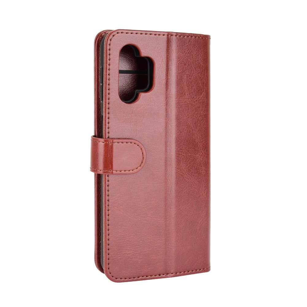 Samsung Galaxy A32 (5G) Neutral Leather Wallet Case Brown