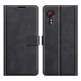 EIDERWOOD Samsung Galaxy Xcover 5 Faux Leather Flip Case with Cardholder & Stand Function - Black