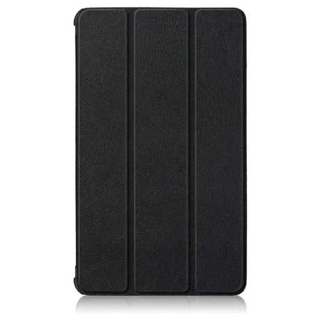 Samsung Galaxy Tab A7 Lite Tri-Fold Leather Case - Black