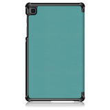 Samsung Galaxy Tab A7 Lite Tri-Fold Leather Case - Green