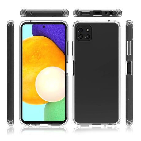 Samsung Galaxy A22 (5G) Shock-Proof Hybrid Plastic Case - Transparent