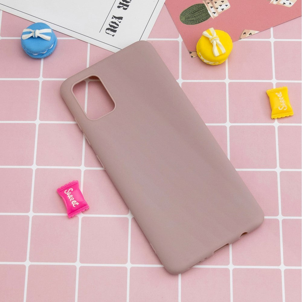 Samsung Galaxy A02s Flexible Matte Plastic Case - Blush Pink