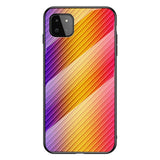 Samsung Galaxy A22 (5G) Case w. Glass back - Tricolour Carbon