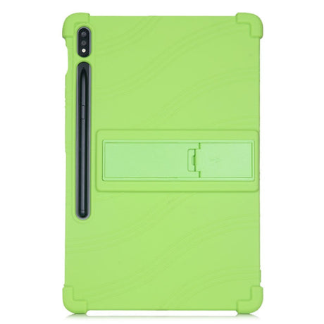 Samsung Galaxy Tab S7 Plus 12.4" Silicone Case w. Kickstand - Green