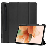 Samsung Galaxy Tab S7 FE Tri-fold Flip Case w. Sleep / Wake-up Function - Black