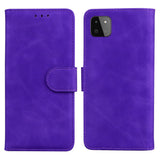 EIDERWOOD Samsung Galaxy A22 (5G) Faux Leather Flip Case with Cardholder & Stand Function - Purple